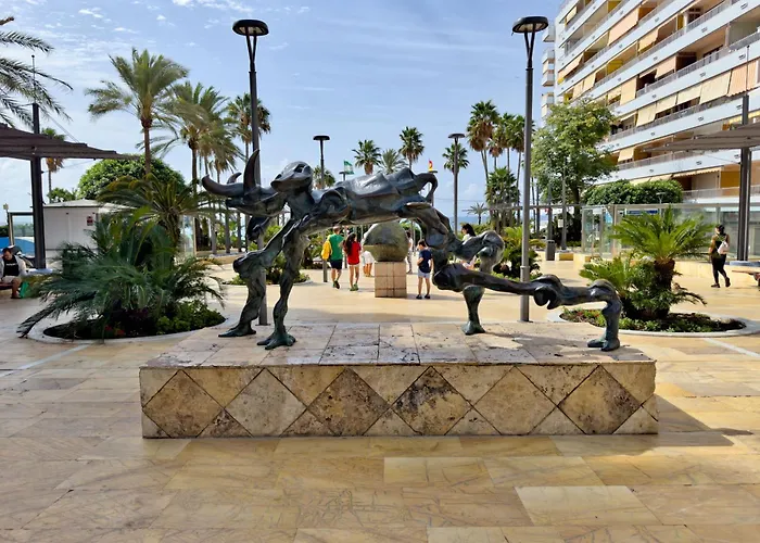 Apartmán Boho Chic Apt, Frontline Sea & Paseo Views Marbella